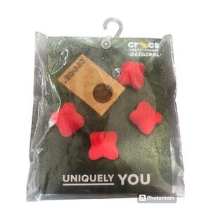 Uniquely You Crocs Jibbitz Cornhole 5 Pack Corn Toss Beanbag Toss NWT $20 MSRP